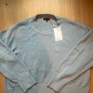 Quince Women’s Light Blue Crewneck Sweater